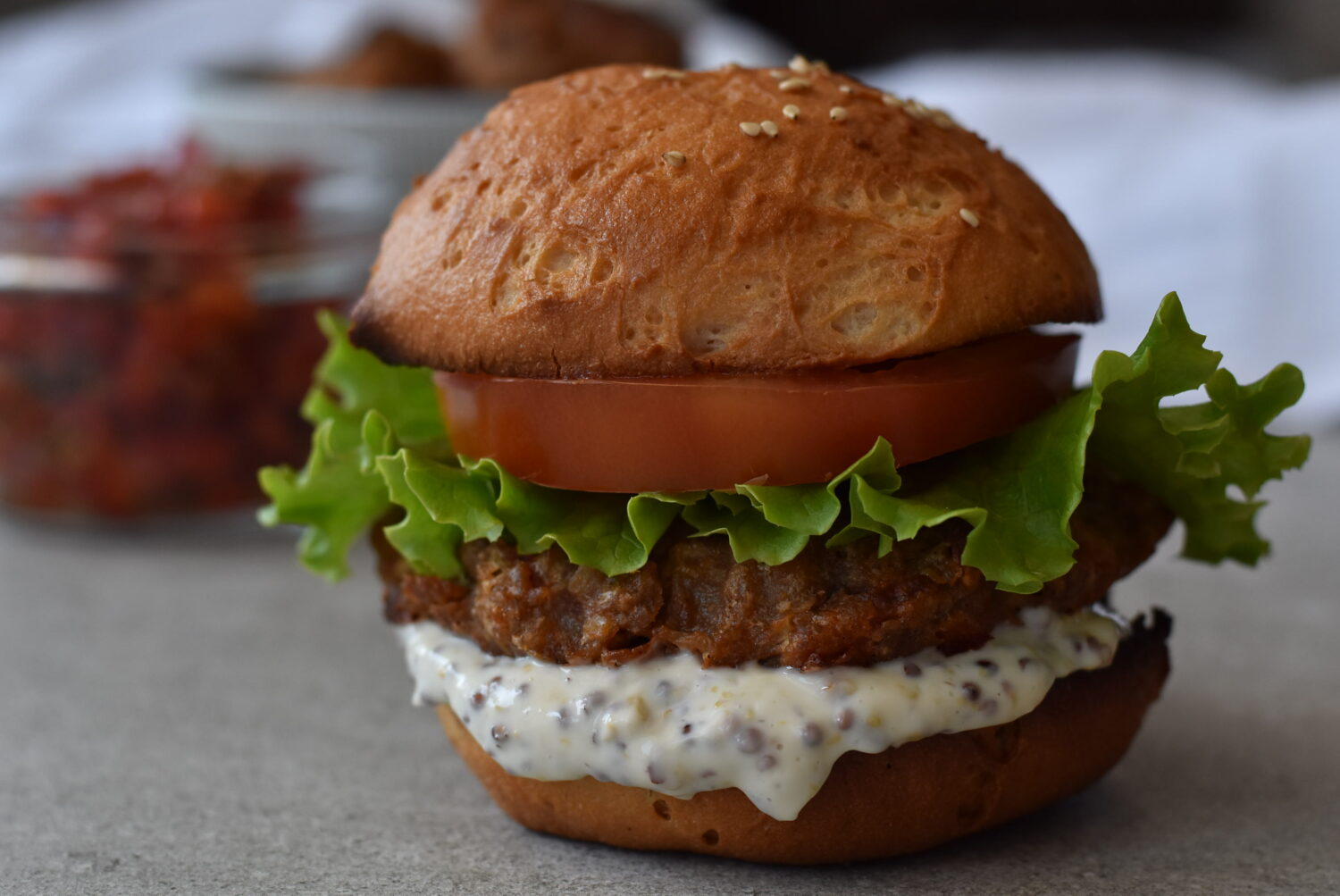 Burger végétarien sans gluten La cuisine sans gluten